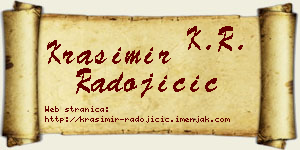 Krasimir Radojičić vizit kartica